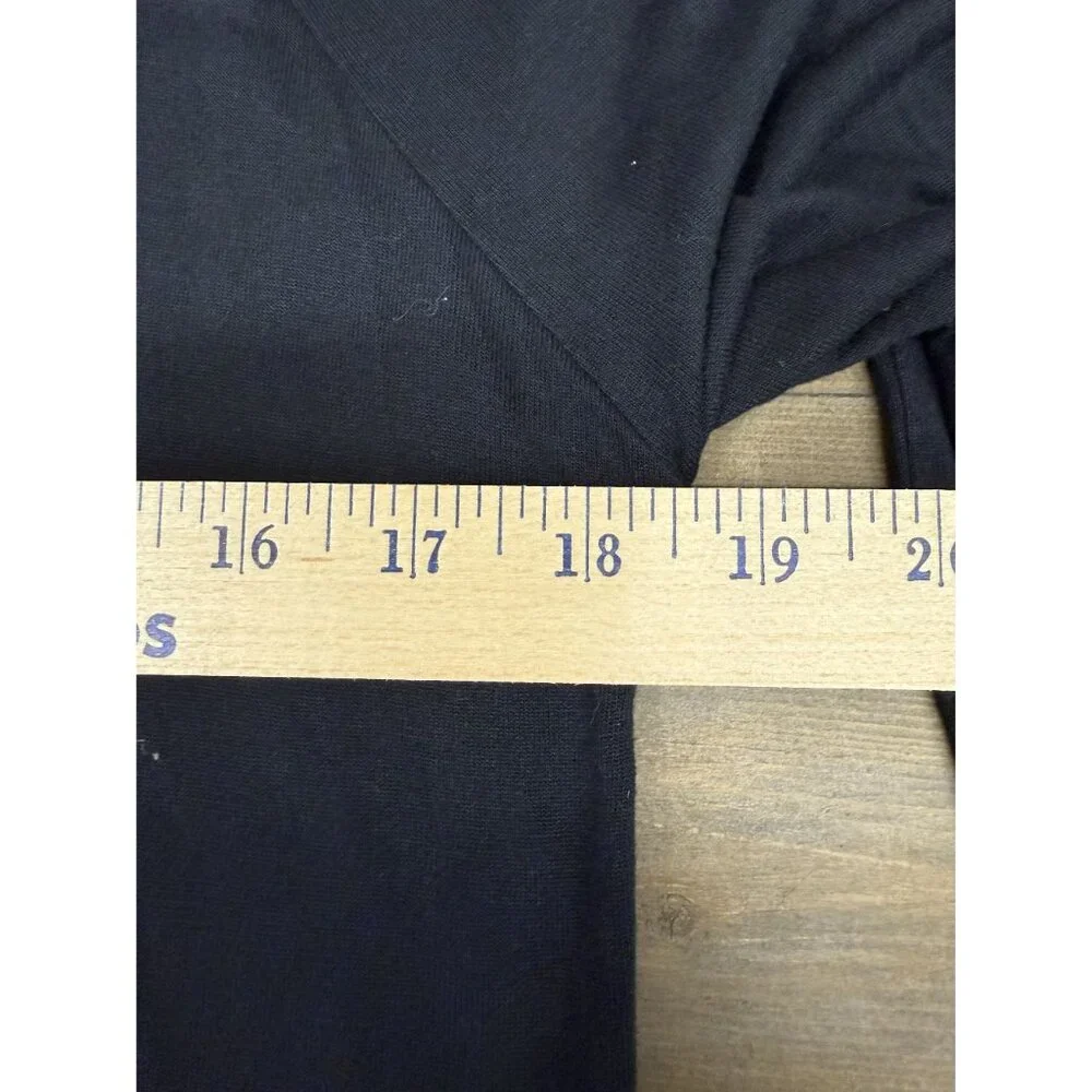 Loft Smocked Black Peasant Top XL - Picture 7 of 7